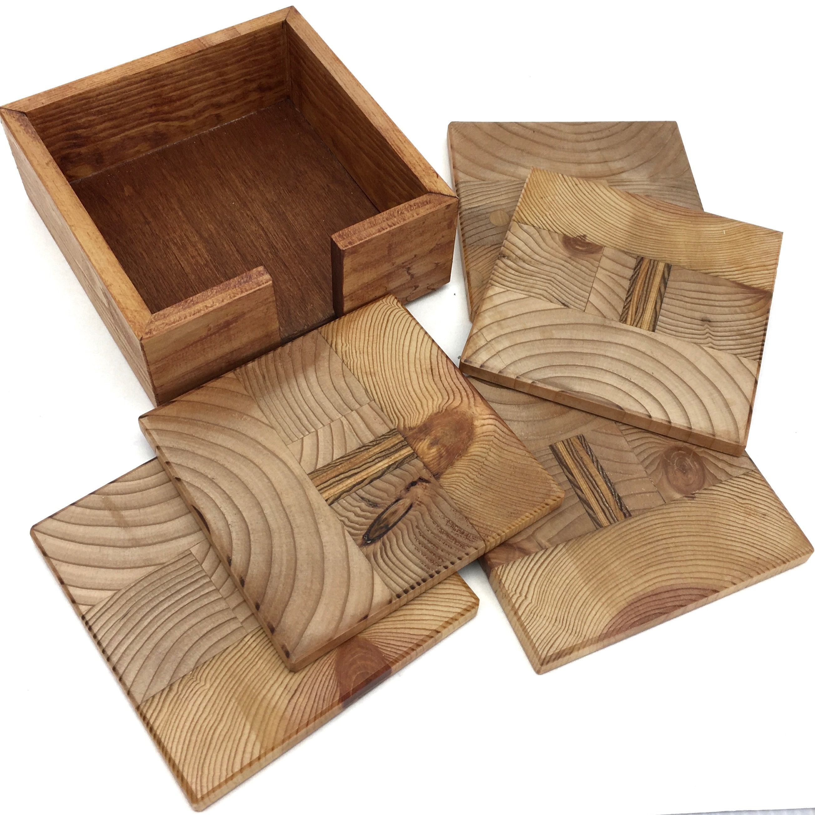 Hand Made Wooden Pine Coasters Table Saver Coffee Beer Etsy UK