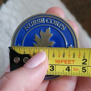 Measurement of coin diameter is 1.75 inches
