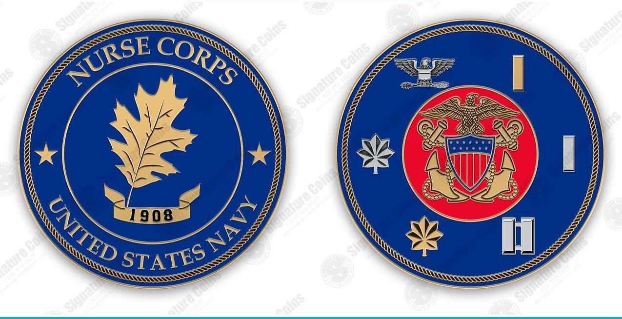 US Navy Nurse Corps Challenge Coin Etsy