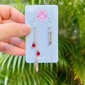 Aki Chainsaw Anime Inspired Earrings