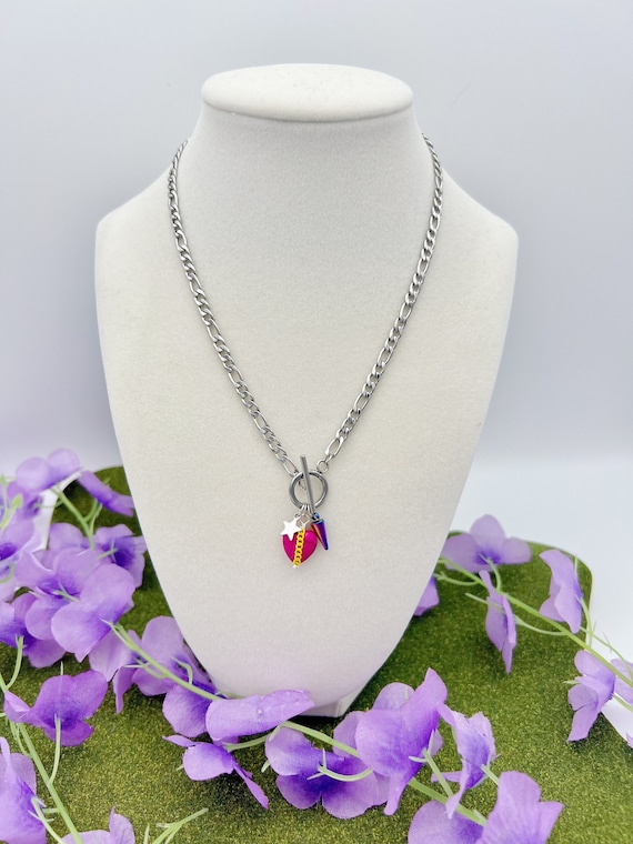 Sett Heartsteel League of Legends Inspired Necklace Etsy UK