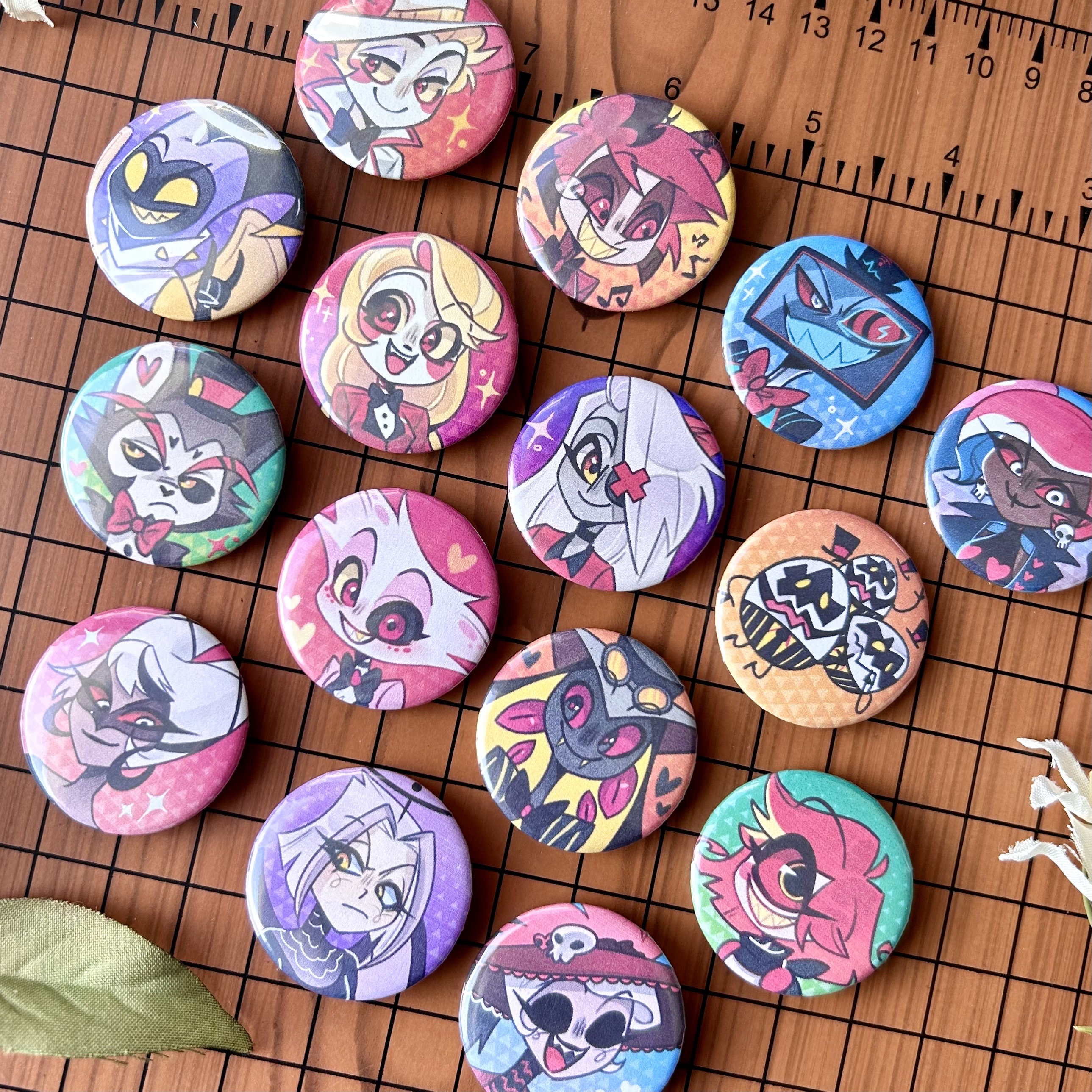 Hazbin Hotel Buttons - Etsy