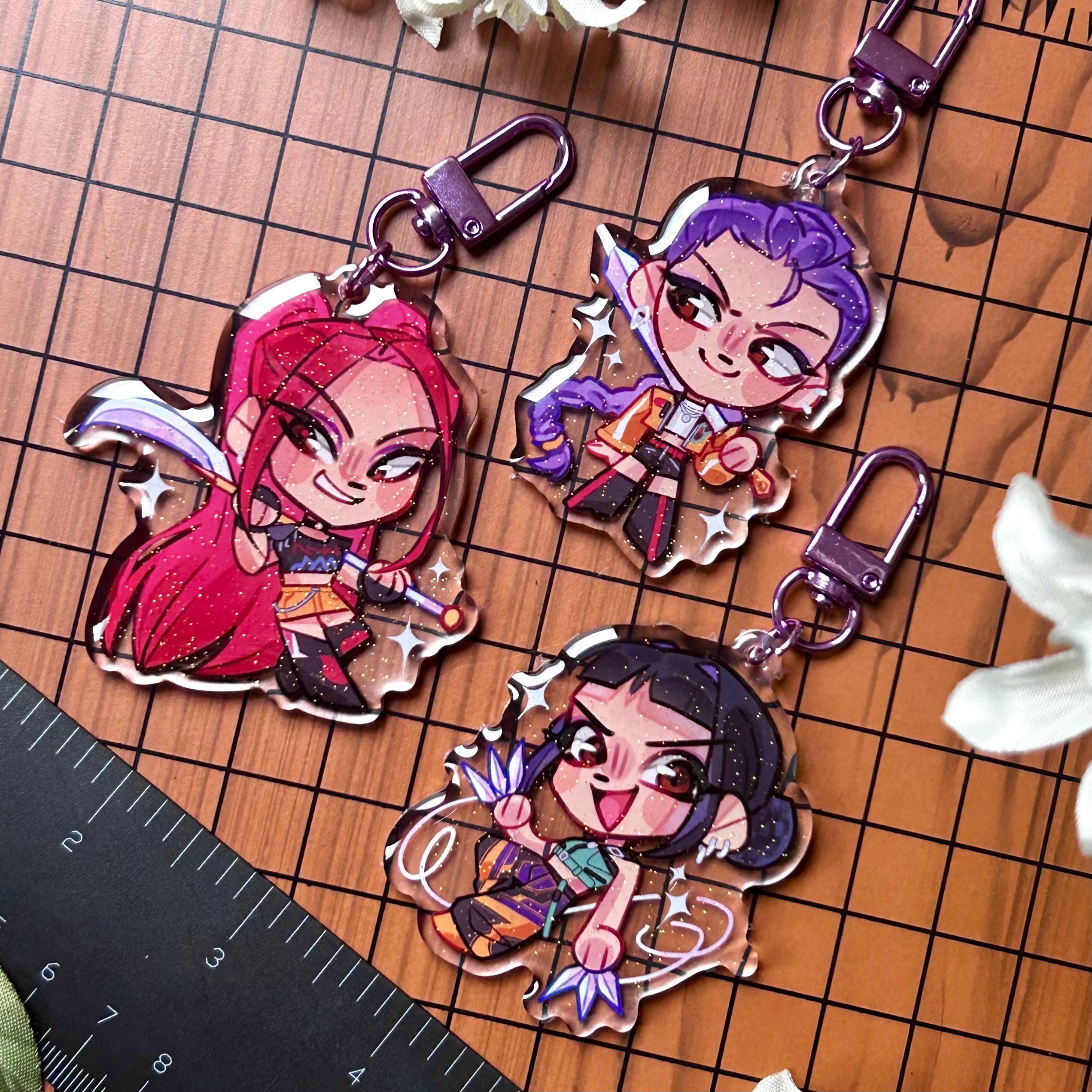 Kpop demon hunters keychain - Etsy 日本