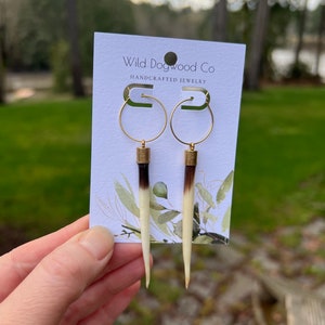 Porcupine earrings like the ones Beth Dutton wore in Yellowstone. Each are different and imperfect by nature. **Please read description**