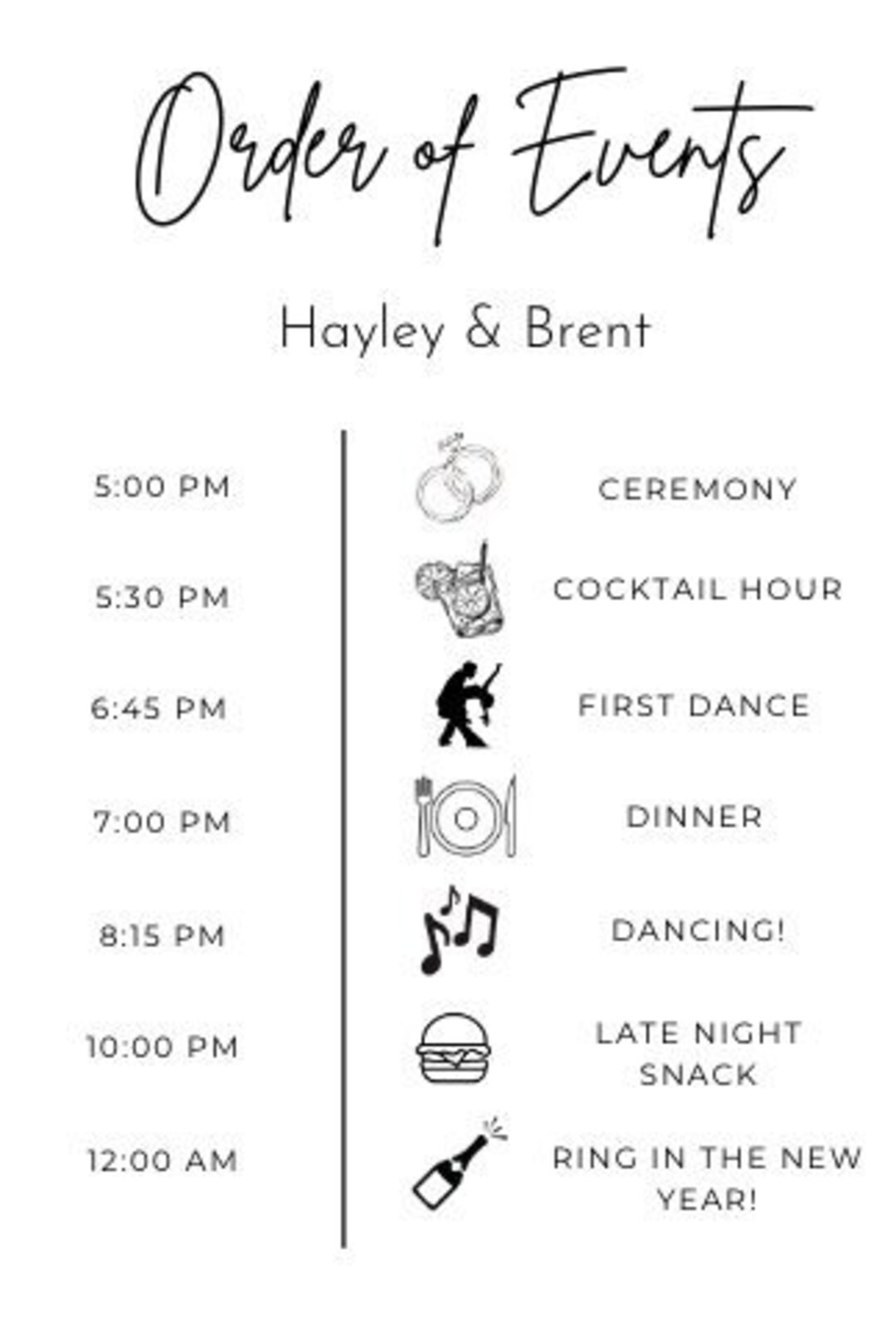 wedding-order-of-events-sign-template-24x36in-etsy