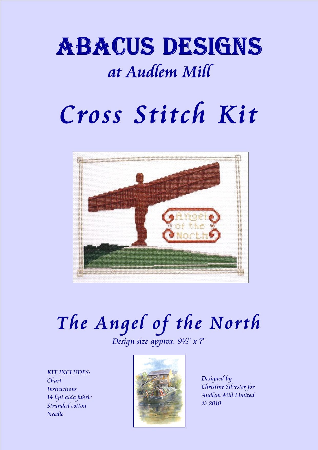 Angel Of The North Cross Stitch Kit Etsy