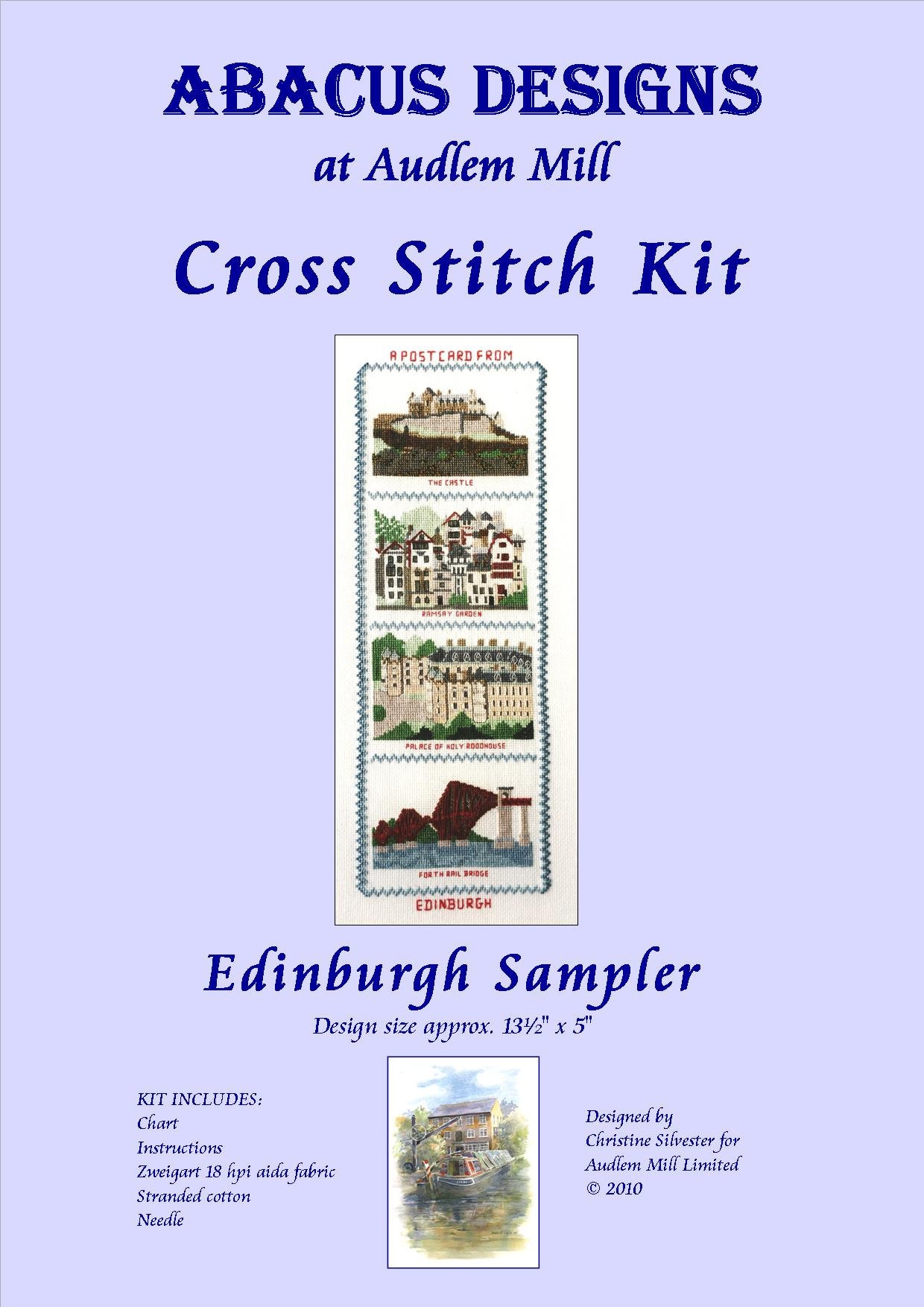 Edinburgh Sampler Cross Stitch Kit Etsy