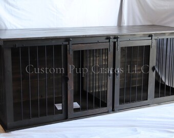 two dog crate