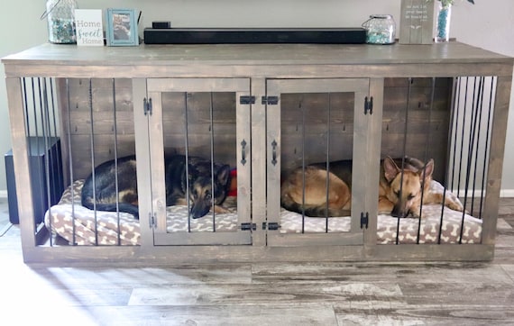 multiple dog crate