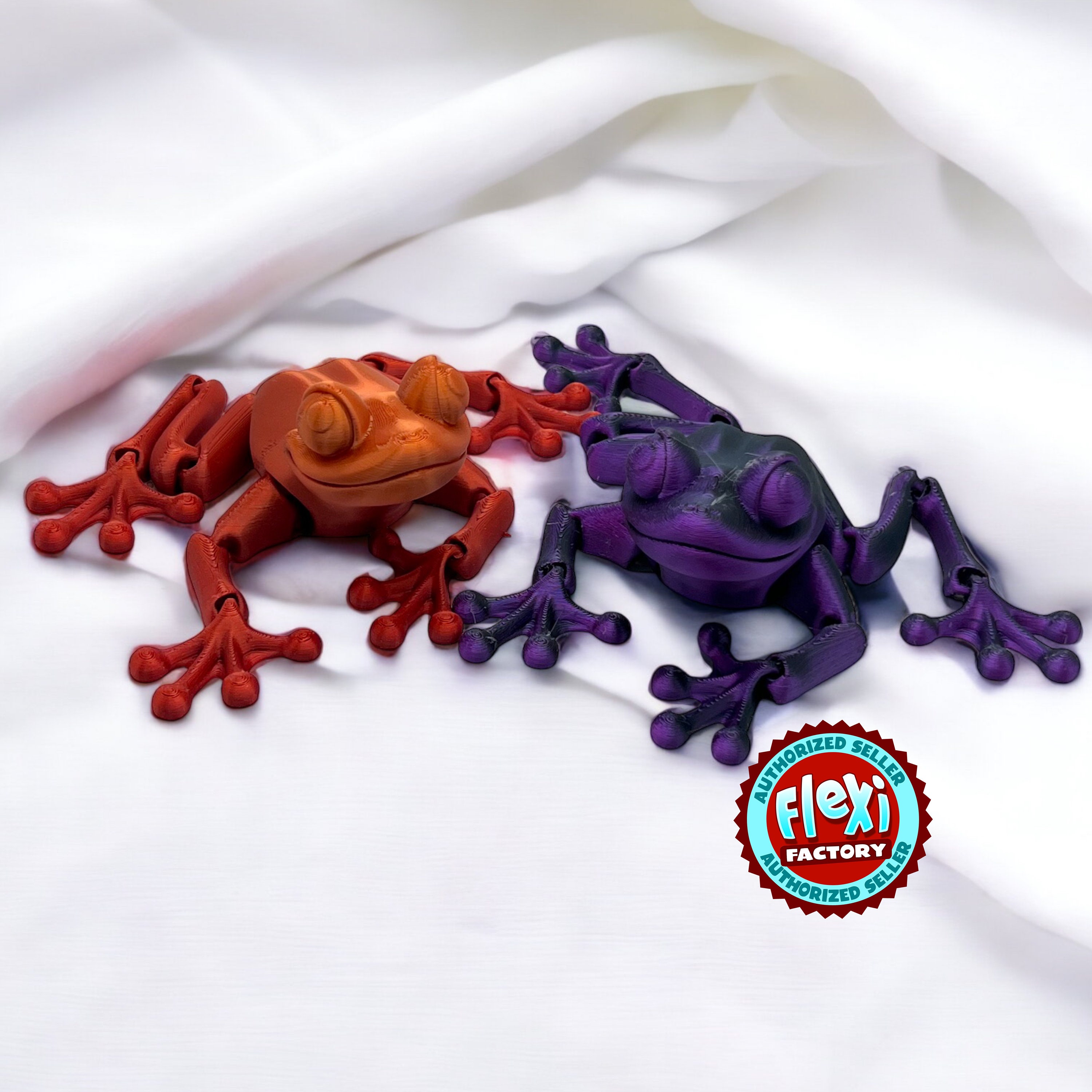 Frog Fidget Toy Articulated Toad Frog 3D Printed Frog