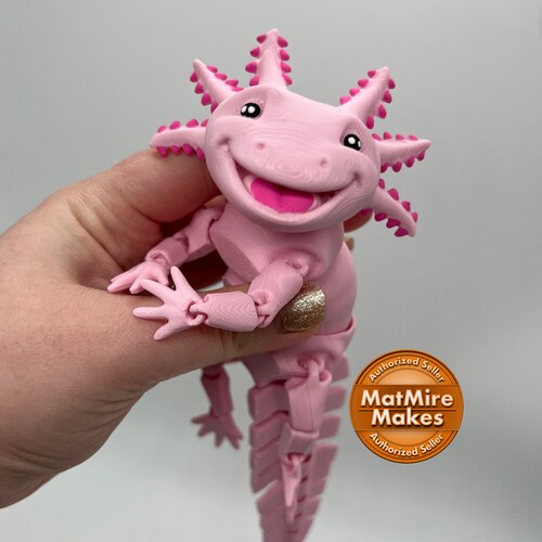 Dragon Axolotl Fidget Toy Axolotl Toy 3D Printed Etsy Australia