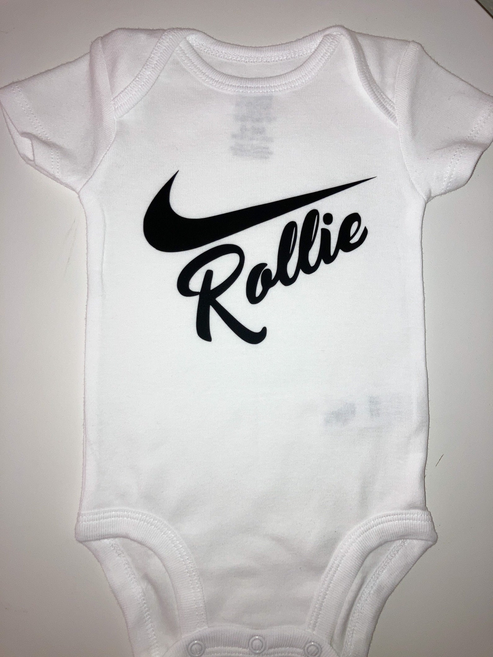 Baby Nike Onesie Custom name NewbornInfant Coming home Etsy