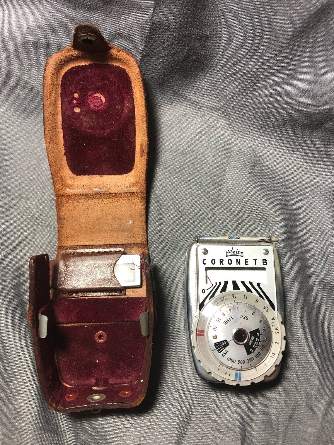 Vintage Walz B Exposure Light Meter Etsy
