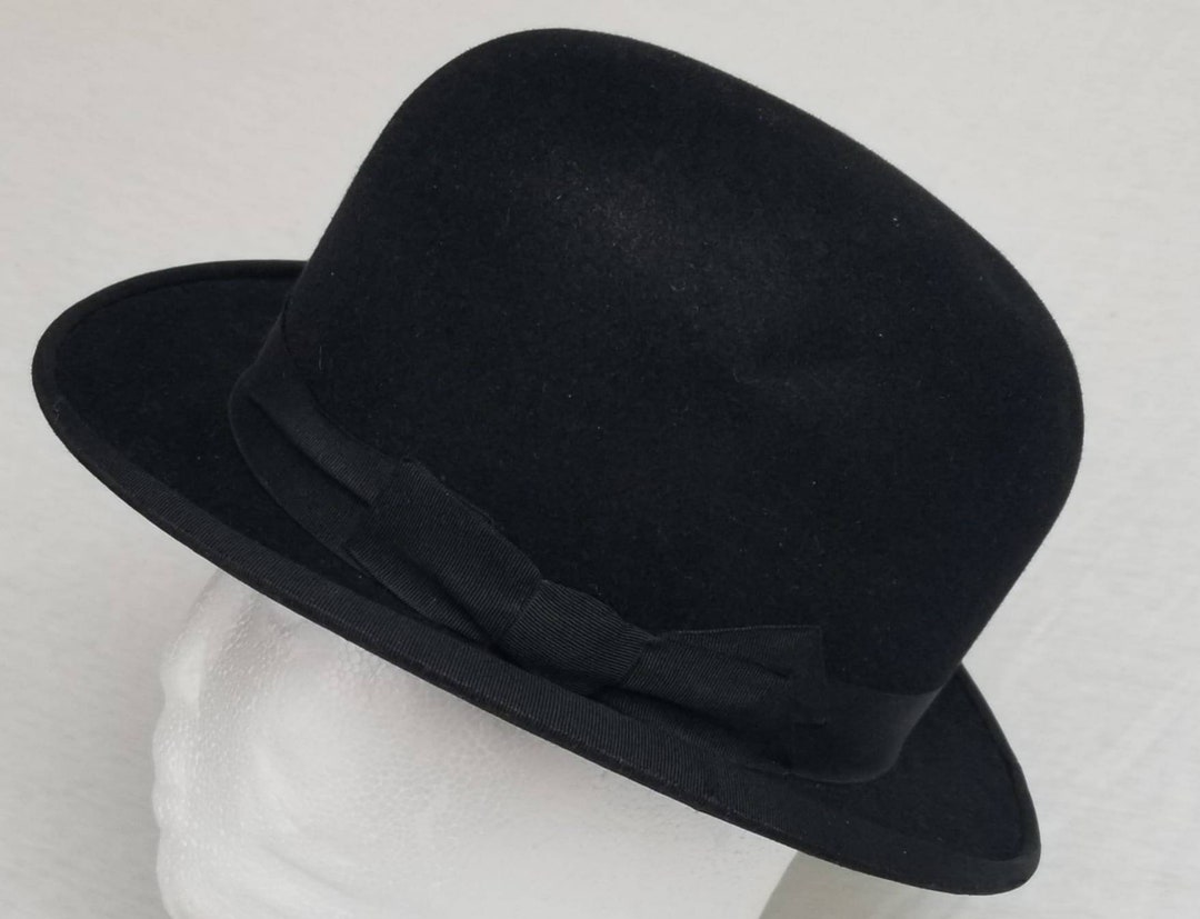 Antique Bowler Hat From MICQUELOT by Pierre 1900s Unused Derby, Billycock, Bob Hat Etsy