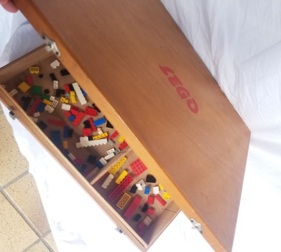 Wooden LEGO Box, vintage LEGO box, classic LEGO box