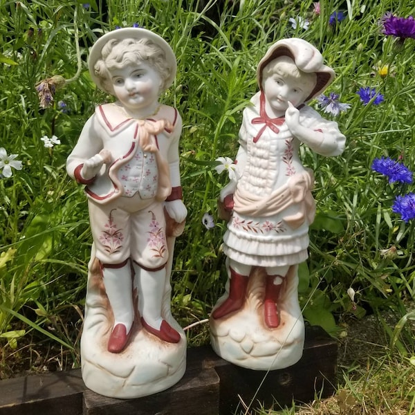 German Bisque Figurines Etsy