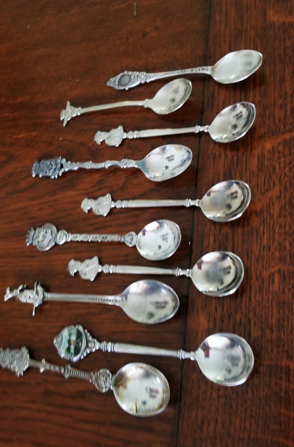 Set Tea Spoons Coffee Spoons Vintage Antique Gift Cutlery Etsy UK