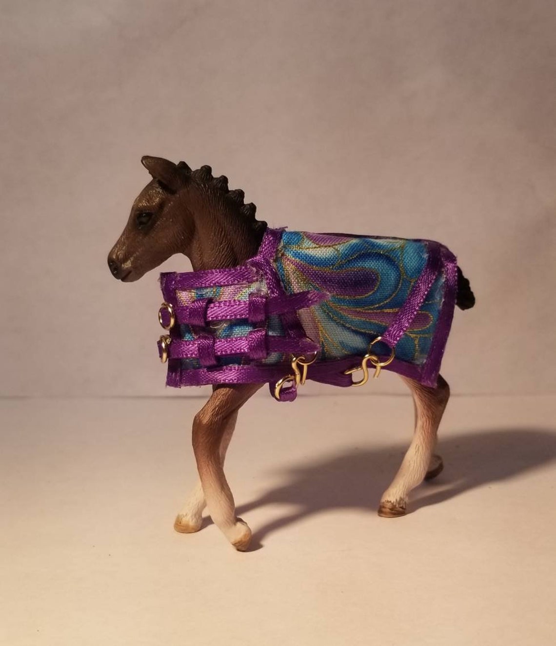 Schleich foal blanket Etsy