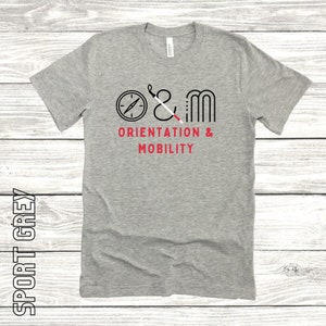 Orientation and Mobility (O&M) Unisex Soft-Style T-Shirt
