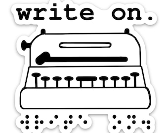 Write On Vinyl Sticker  3″ × 2.8″
