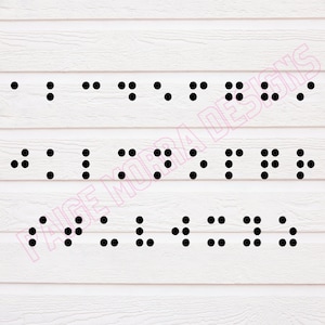 Braille Alphabet SVG & PNG