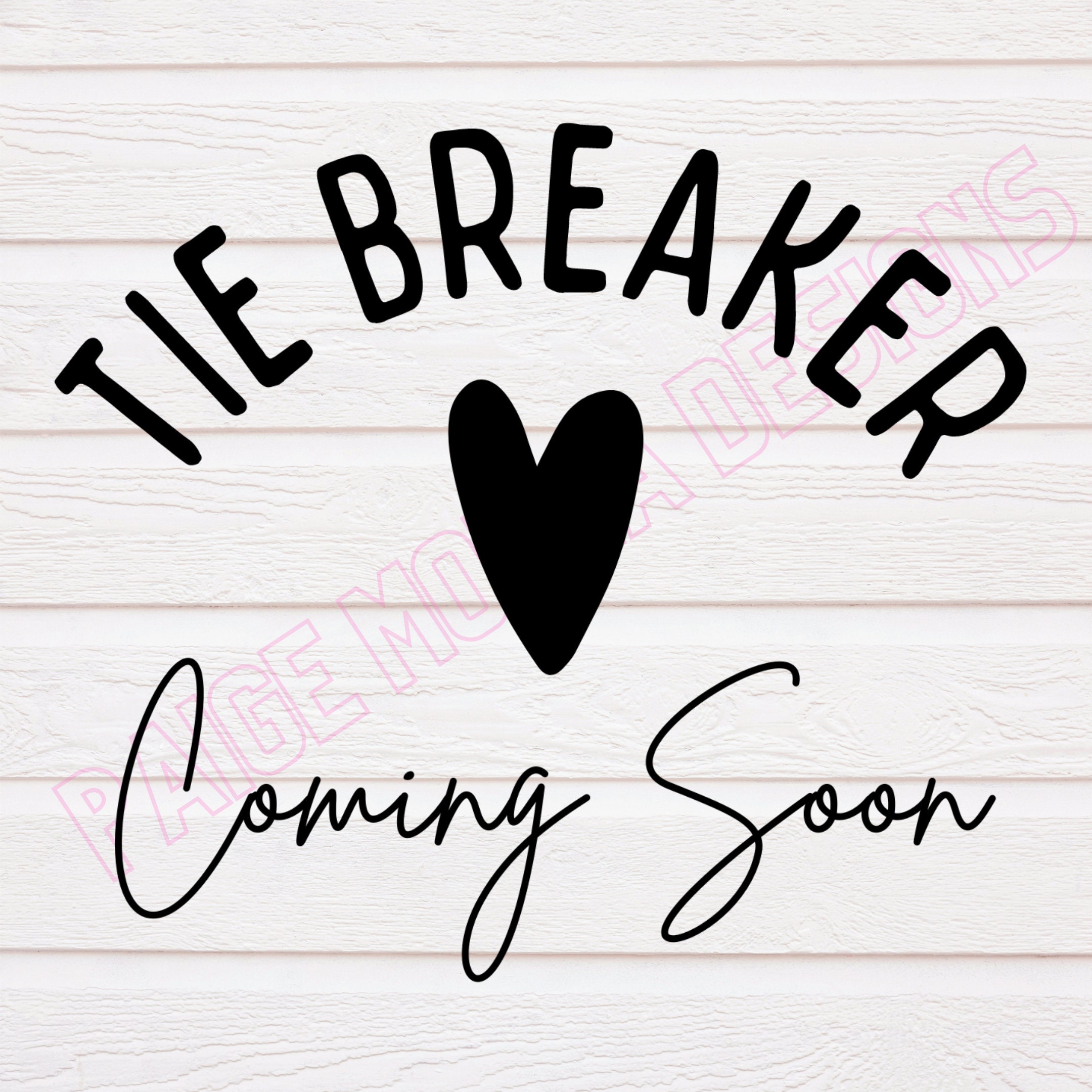 Buy Tie Breaker Coming Soon SVG Baby Announcement SVG Online in