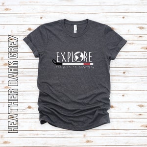 EXPLORE Soft-style Unisex T-shirt with Braille- Don&#39;t be an obstacle.