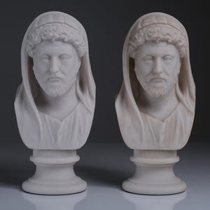 El busto de Marco Aurelio / Emperador romano y filósofo estoico