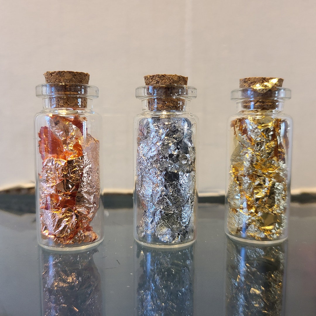Vials of PURE GOLD, SILVER, Copper, Flake Etsy
