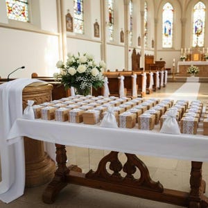 Personalized Baptism & Confirmation Favors for Boys and Girls, Christening Souvenirs, Communion Party Favors, Bulk Religious Gifts image 5