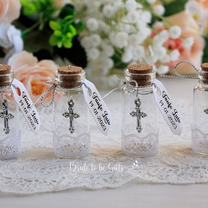 Baptism favors for guests, personalized Communion gifts, religious favors, Baptism boy/girl gifts, Baptism keepsake, and Baptism party favors.