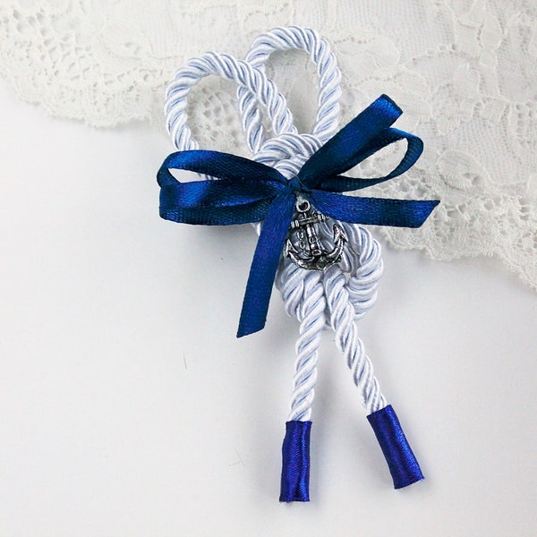 Boutonnière de mariage de plage, boutonnière de marié nautique, épinglette de mariage côtier, boutonnière pour hommes, accessoire de marié, boutonnière de mariage