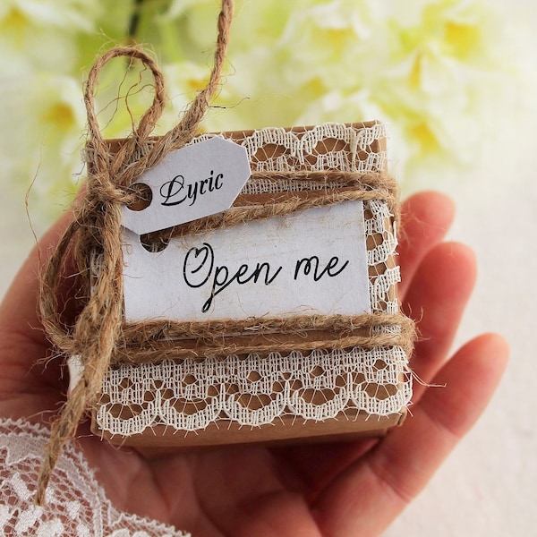 Message in a Bottle in Open me Bridesmaid Proposal Box, Ask Maid of Honor, Rustic Bridesmaid Invitation, Bridesmaid Gift, Ask Flower Girl