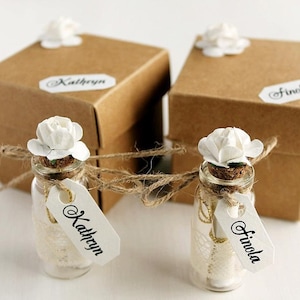 Bridesmaid Proposal Gift Box, Maid of Honor Gift, Flower Girl Proposal, Rustic Message in a Bottle, Will You Be My Bridesmaid Invite