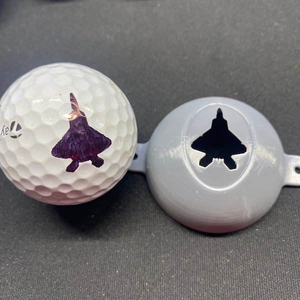 Golf Ball Stencil Etsy