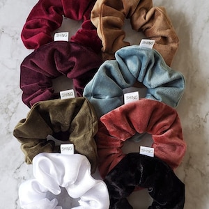 SCRUNCHIES- Cotton/Satin/Polyester/velvet--- Bundle hair accessories