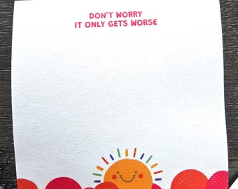 Funny Sarcastic 3"x3" Post-it® Note Pad