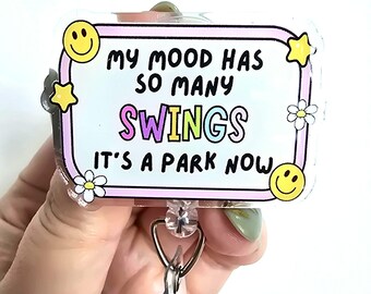 Sarcastic Nurse Badge Reel | Funny Mental Health ID Badge