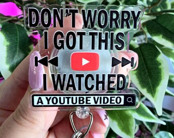 Funny Sarcastic Badge Reel: Sarcastic Nurse Gift