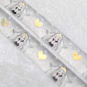 Siren es Winter Cafe | Sirene 15mm Washi Sample | Gold Washi Tape Goldfolie Washi Tape Metallic Washi Tape Star Washi Tape Magie Washi Tape