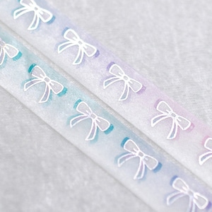 Sirenengeburtstag | Schleife 15mm Washi Sample | Magisches Washi Tape irisierendes Washi Tape pastell washi tape washi tape kawaii holo washi tape