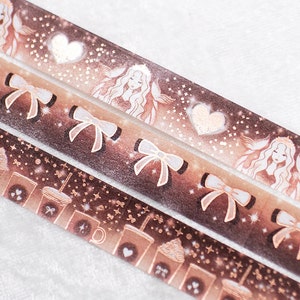 Sirenen Affogato | 3er Set | 15mm Washi Sample | Metallic Washi Tape Rosegold Folie gold washi tape cute washi tape magic washi tape sample