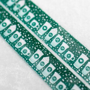 Sirenen Cafe | 20mm Washi Sample | Washi Tape dick breit Washi Tape pastell washi tape irisierendes Washi Tape Kaffee washi washi tape