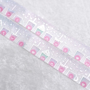 Sirenengeburtstag | Kaffeetasse 15mm Washi Sample | Magisches Washi Tape irisierendes Washi Tape pastell washi tape washi tape kawaii holo washi tape
