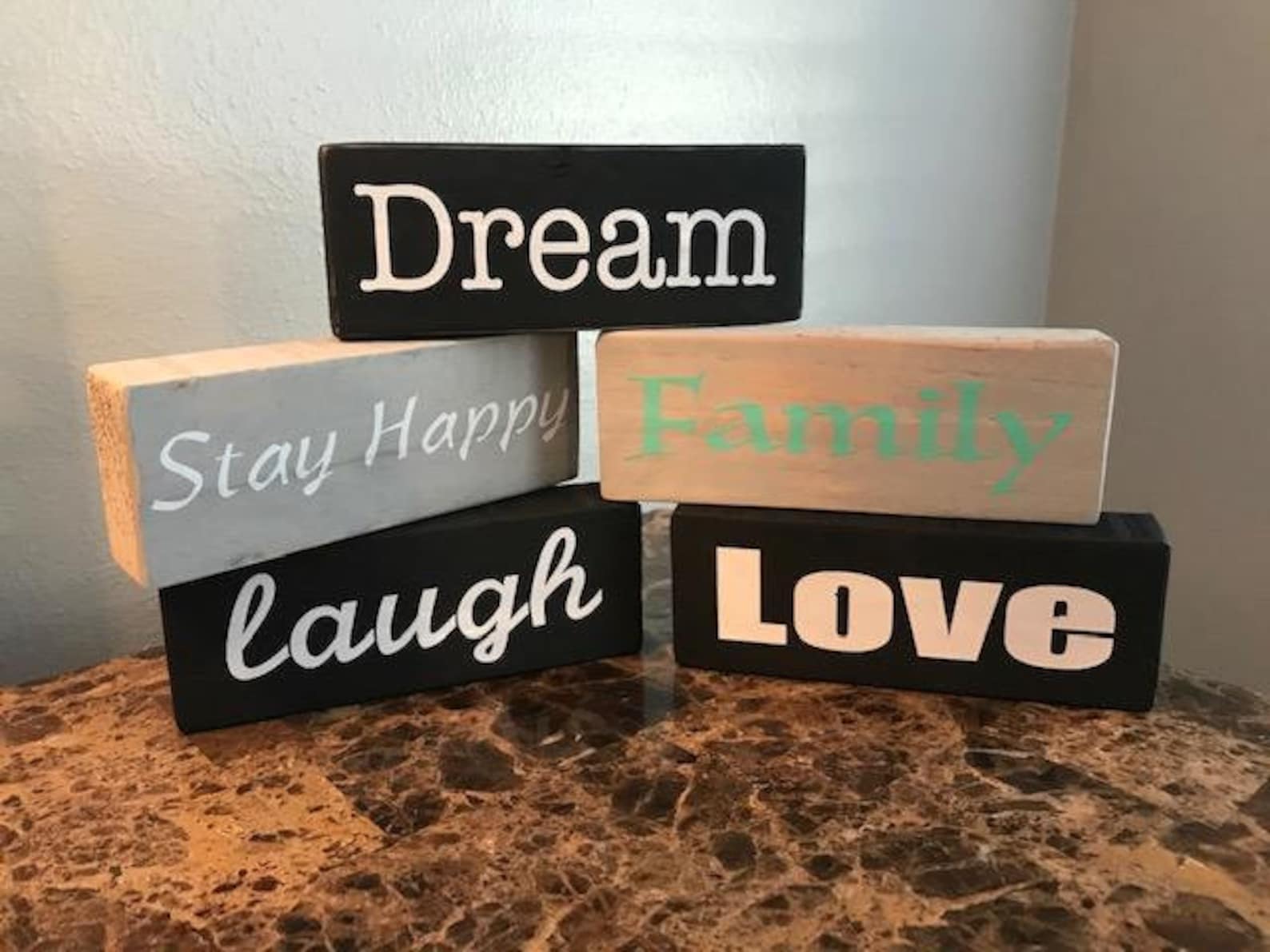 Small Wood Block Signs Etsy