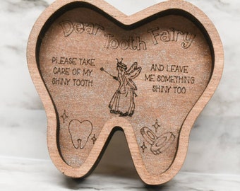 Tooth fairy box, Tooth fairy tray, tooth fairy pillow, personalized tooth fairy box