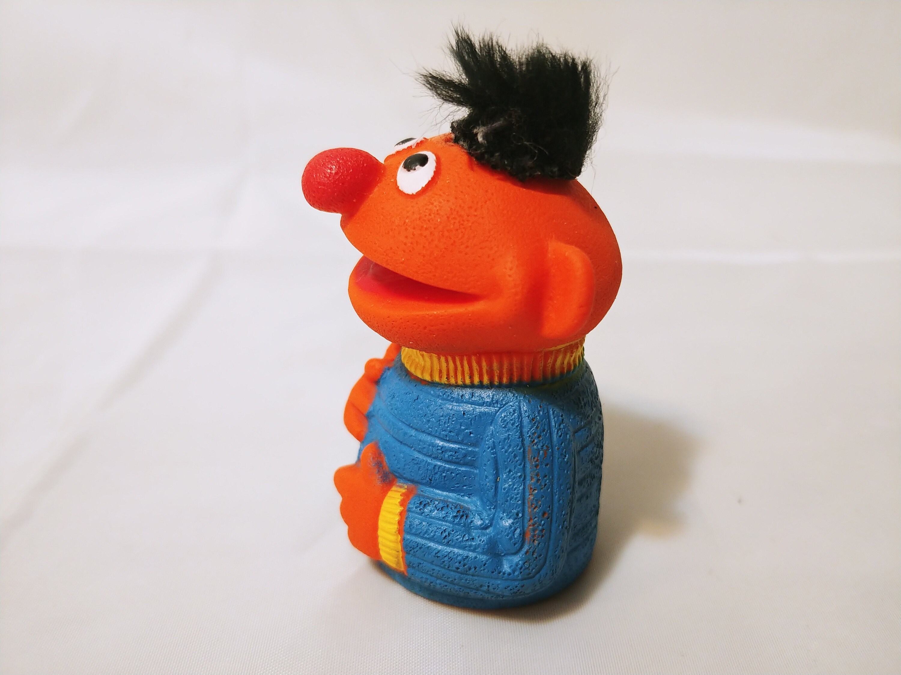 Vintage Sesame Street 1970s Ernie Finger Puppet Sesame Etsy