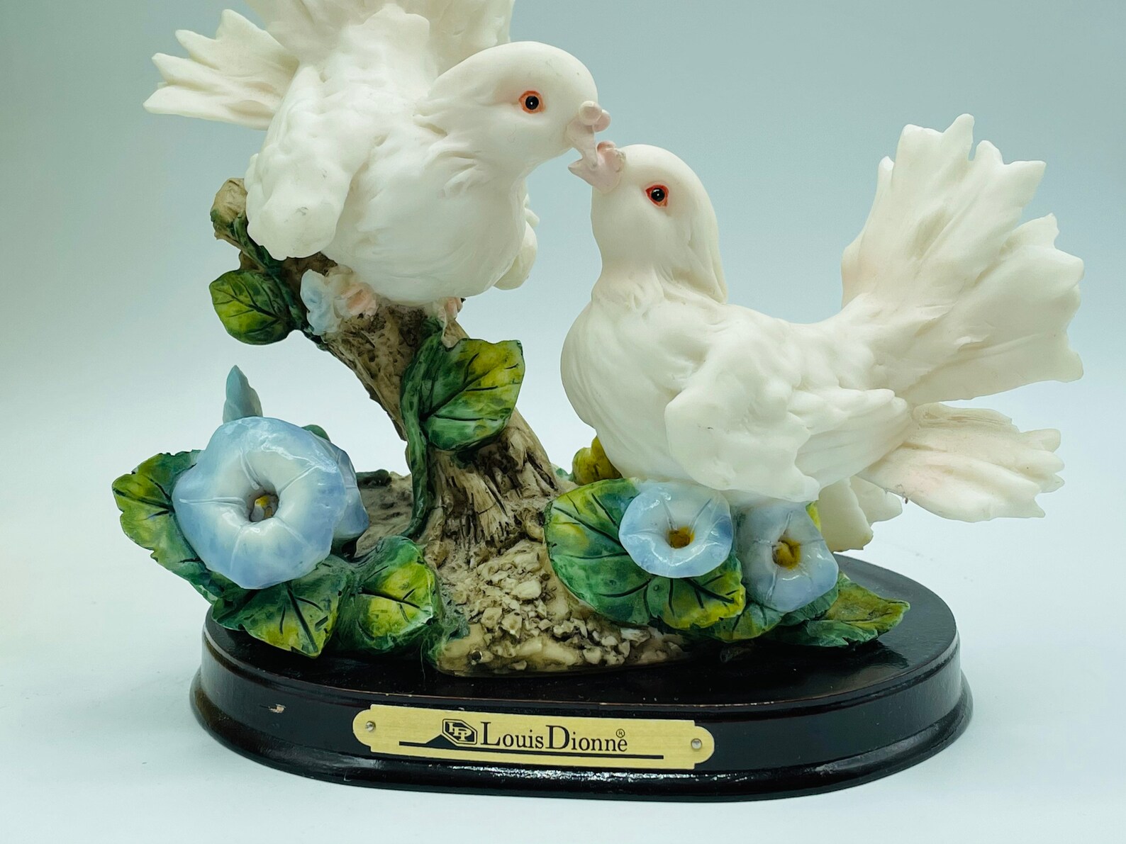 Vintage Doves Figurine by Louis Dionne2 Doves on Base Pair Etsy