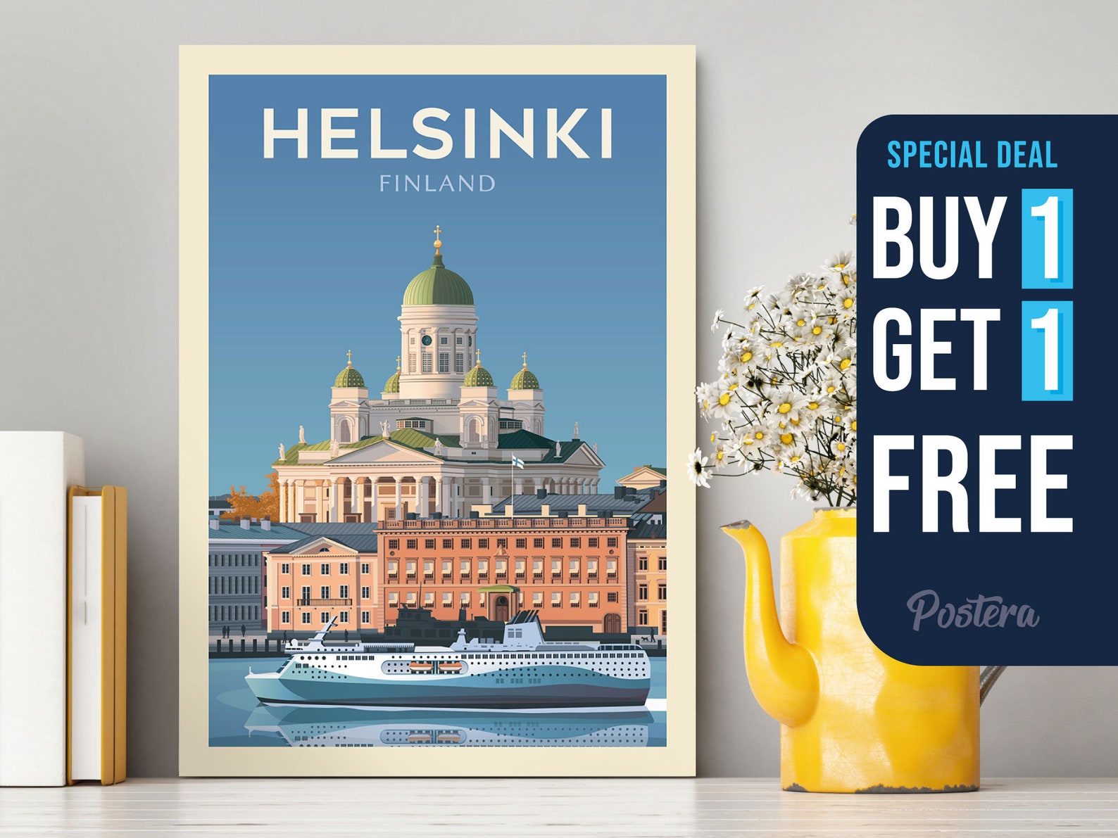 Helsinki Finland Travel Poster Nice World/City Travel Etsy