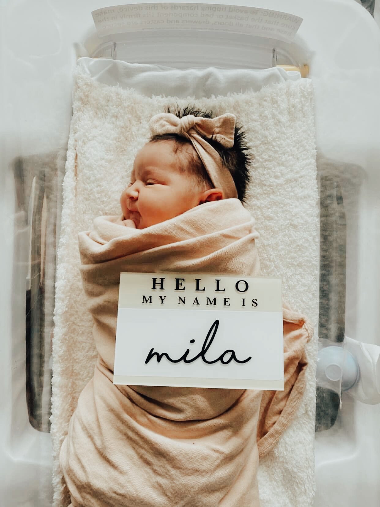 Hello My Name is Newborn Sign, Birth Announcement Sign Hospital Name …